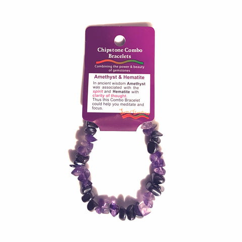 Wholesale Gemstone Combination Chip Bracelets