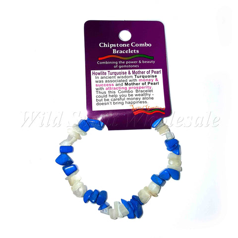 Wholesale Gemstone Chip Bracelets