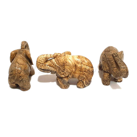 Wholesale Gemstone Carvings - Elephant
