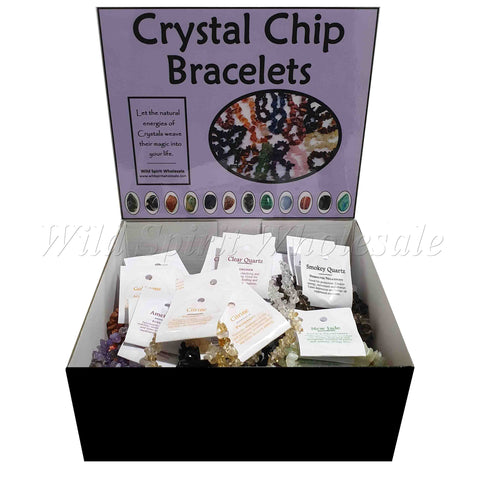 Wholesale Crystal Chip Bracelets