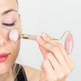 14cm Rose Quartz Face Roller