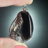 Wholesale Druzy Pendant - Black Agate