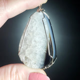 Wholesale Druzy Pendant - Black Agate