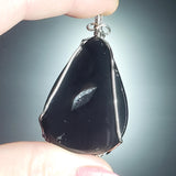 Wholesale Druzy Pendant - Black Agate