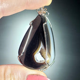 Wholesale Druzy Pendant - Black Agate