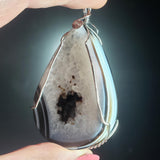 Wholesale Druzy Pendant - Black Agate