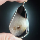 Wholesale Druzy Pendant - Black Agate