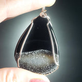 Wholesale Druzy Pendant - Black Agate