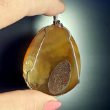 Wholesale Druzy Pendant - Carnelian