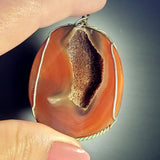 Wholesale Druzy Pendant - Carnelian