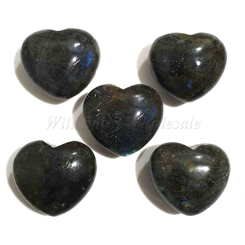 45mm Gemstone Puff Hearts - Sets - 50% OFF While Stocks Last