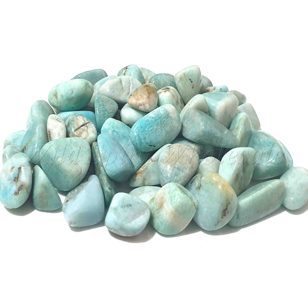 Tumbled Stone - Amazonite Aqua (Large) – Wild Spirit Wholesale