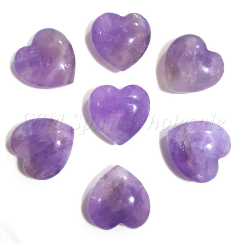 Wholesale Amethyst Hearts