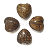 Wholesale Puff Hearts - 30mm - Bronzite