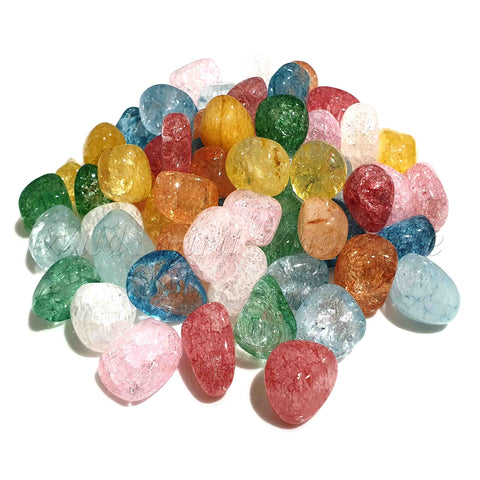 Wholesale Tumbled Stone Crystal - Crackle Quartz