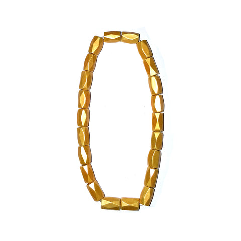 19cm Magnetic Stretch Bracelet - Dark Gold