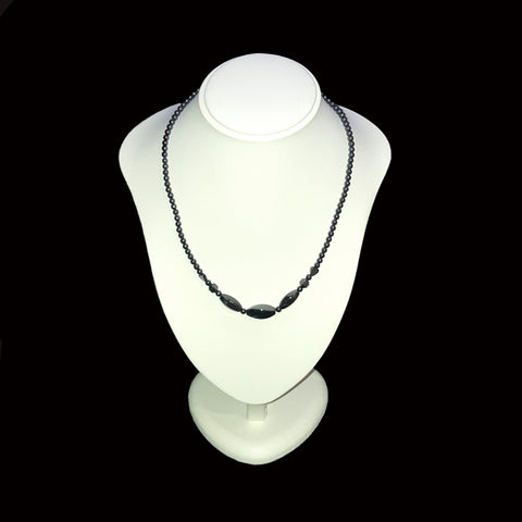 Fancy Hematite Necklace - Twisted