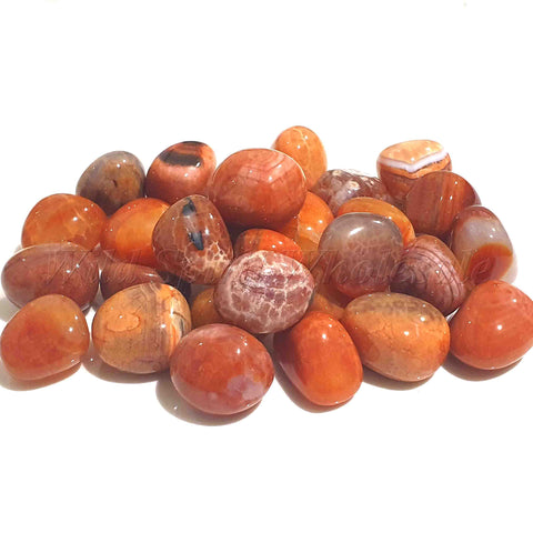 Wholesale Tumbled Stone Crystal - Burnt Fire Agate