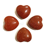 Wholesale Puff Hearts - 30mm - Goldstone
