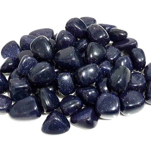 Wholesale Tumbled Stone Crystal - Goldstone Blue