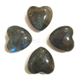 Wholesale Puff Hearts - 30mm - Labradorite 