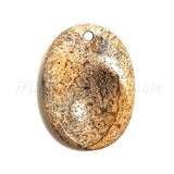 Wholesale Gemstone Worry Thumb Palm Stone Pendants