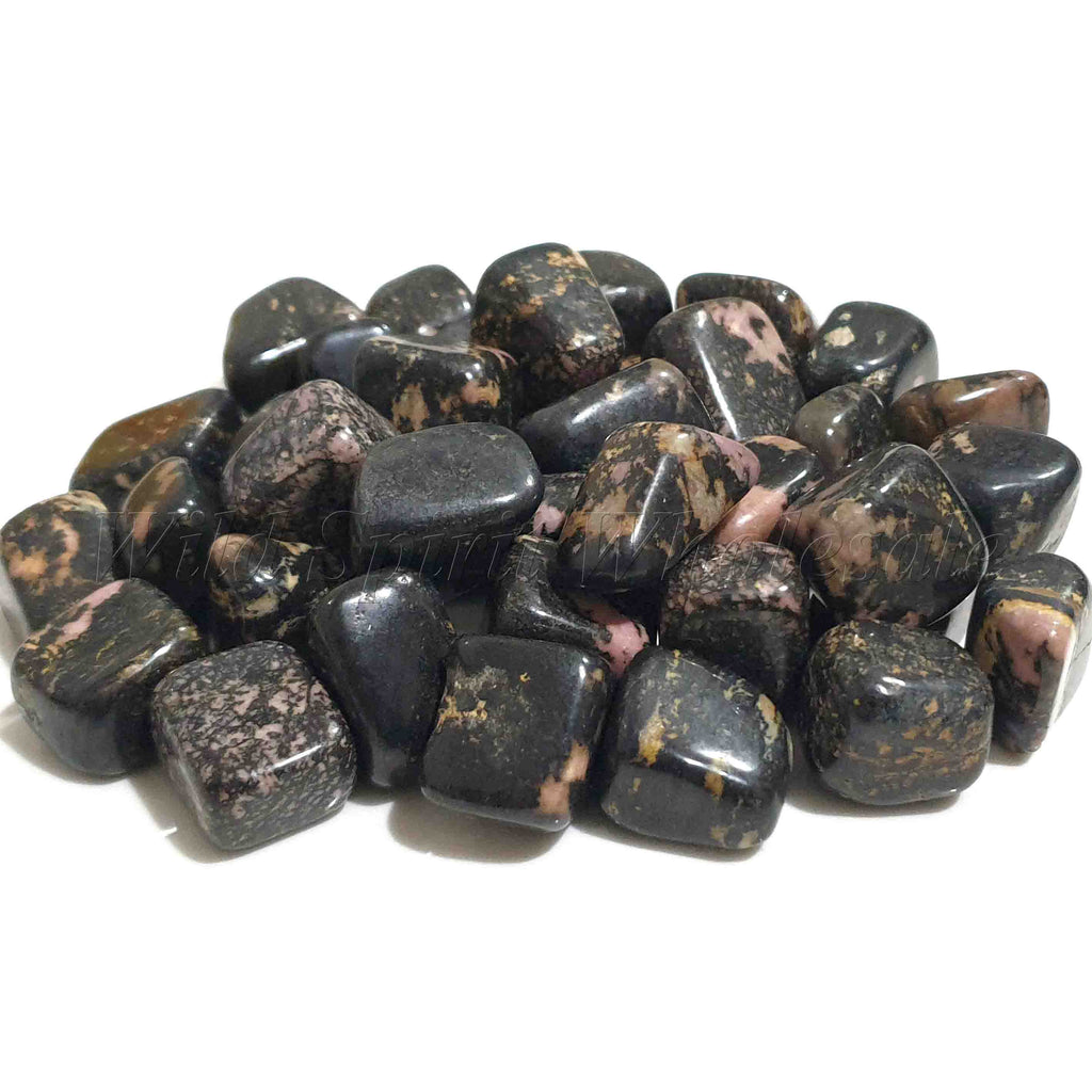 Tumbled Stone - Rhodonite (Dark) – Wild Spirit Wholesale