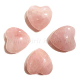 Wholesale Puff Hearts - 30mm - Rose Quartz