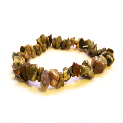 Wholesale Gemstone Chip Bracelets - Rhyolite